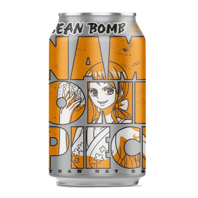 YHB Ocean Bomb One Piece Nami Mango 330ml Sparkling Mango Water YHB Ocean Bomb One Piece Nami Mango 330ml Sparkling Mango Water