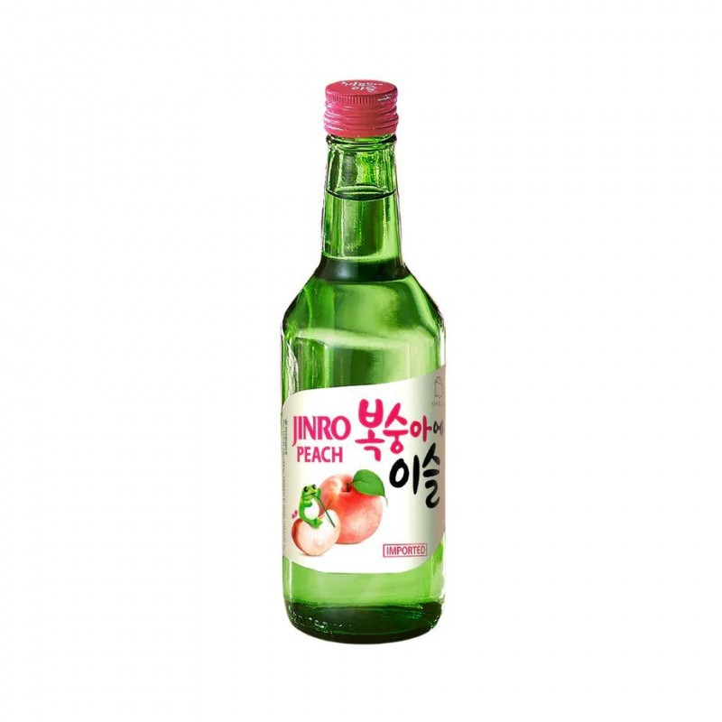 Hitejinro Peach Soju 13% by Vol 360ml Korean Peach Soju Hitejinro Peach Soju 13% by Vol 360ml Korean Peach Soju