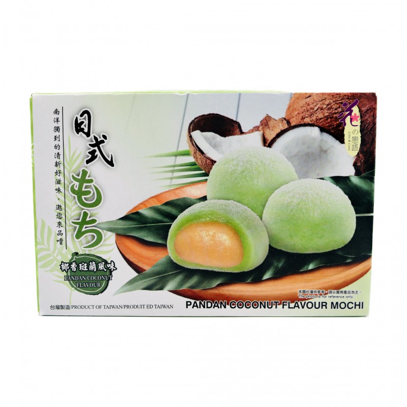 Love & Love Pandan & Coconut Mochi 180g 日式もち 椰香斑蘭風味 Pandan & Coconut Mo Chi Love & Love Pandan & Coconut Mochi 180g 日式もち 椰香斑蘭風味 Pandan & Coconut Mo Chi