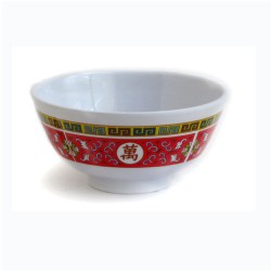 Chinese Red Melamine 4.5" (11CM) Rice Bowl