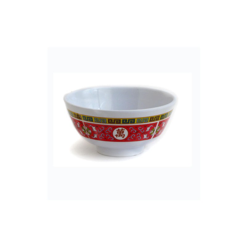 Chinese Red Melamine 4.5" (11CM) Rice Bowl