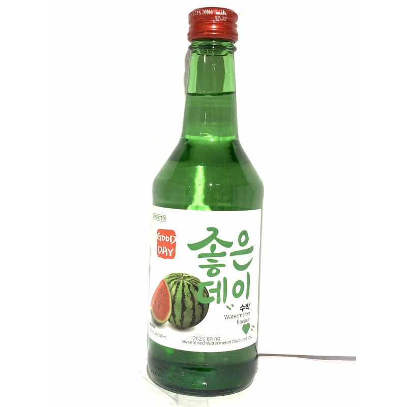 Goodday Soju Watermelon 360ml Korean Soju Watermelon Flavour Goodday Soju Watermelon 360ml Korean Soju Watermelon Flavour