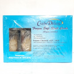 Crabe Deluxe Soft Shell Crabs 1kg Frozen Cleaned Soft Shell Crabs