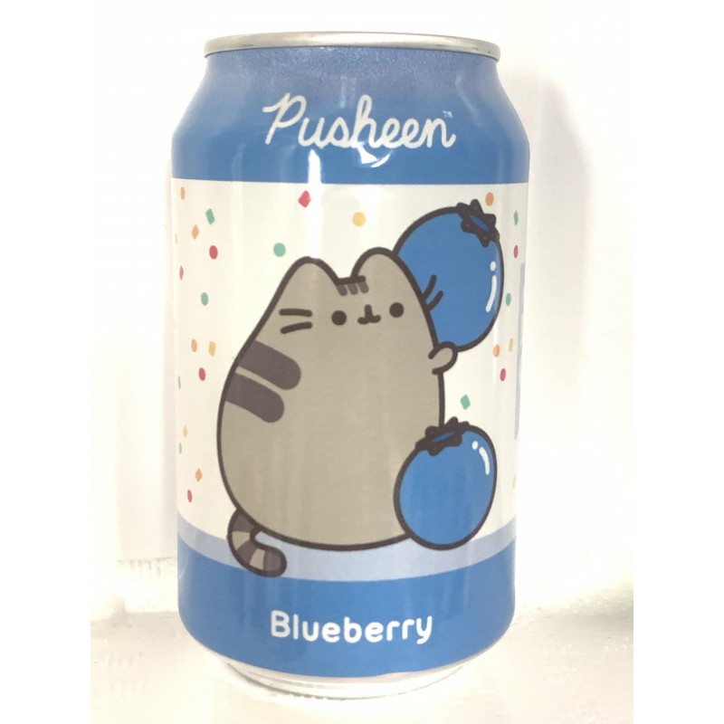 Kawaji Pusheen Blueberry Flavour Soda 330ml Blueberry Falvour Soda Kawaji Pusheen Blueberry Flavour Soda 330ml Blueberry Falvour Soda