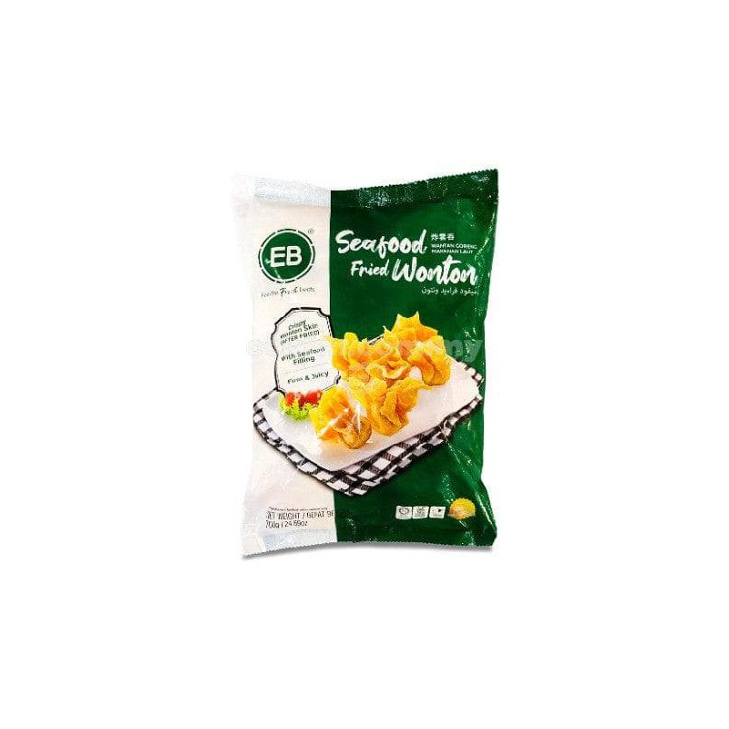 EB Seafood Fried Wonton 700g Fresh Crispy Wonton With Seafood Filling EB Seafood Fried Wonton 700g Fresh Crispy Wonton With Seafood Filling