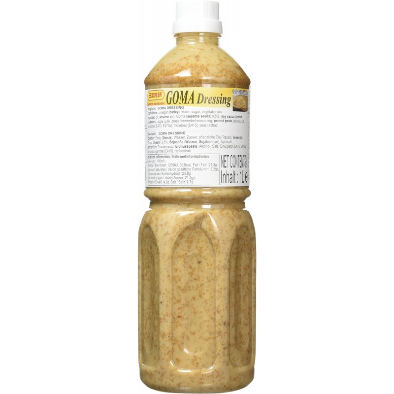 Nippon Goma Dressing Sesame 1L Goma Dressing Sesame Nippon Goma Dressing Sesame 1L Goma Dressing Sesame