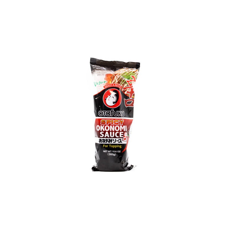 Otafuku Spicy Okonomi Sauce 300g Vegan Sweet And Spicy Sauce