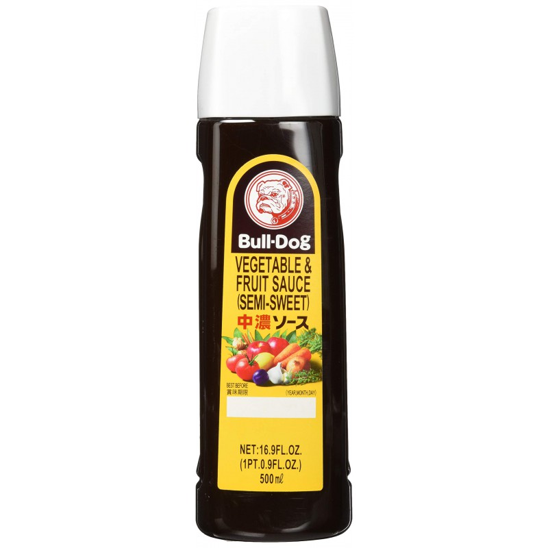 Bull Dog Vegetable And Fruit Sauce 300ml Semi Sweet Sauce