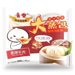 Honor Steam Buns Spicy Beef 600g Frozen Steam Buns