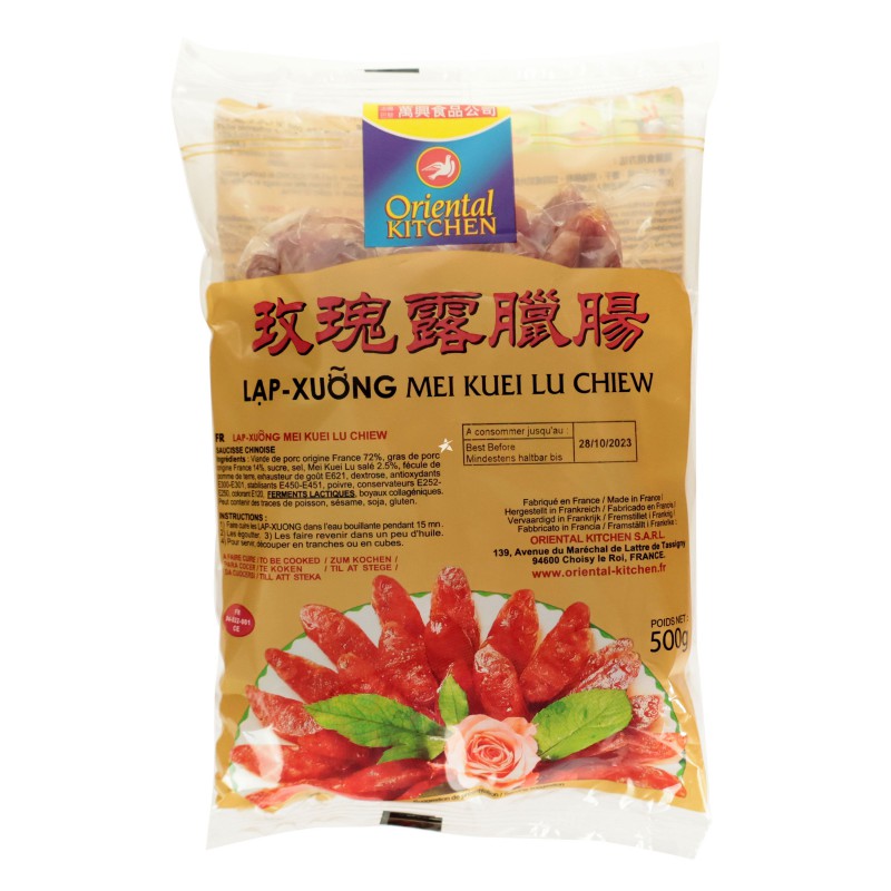 Oriental Kitchen Sausage With Mei Kuei Lu Chiew 500g Chinese Sausage Oriental Kitchen Sausage With Mei Kuei Lu Chiew 500g Chinese Sausage