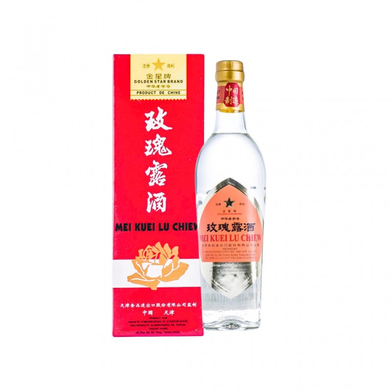 Golden Star Brand Mei Kuei Lu Chiew 50cl 54% Chinese Rose Petal liqueur Golden Star Brand Mei Kuei Lu Chiew 50cl 54% Chinese Rose Petal liqueur