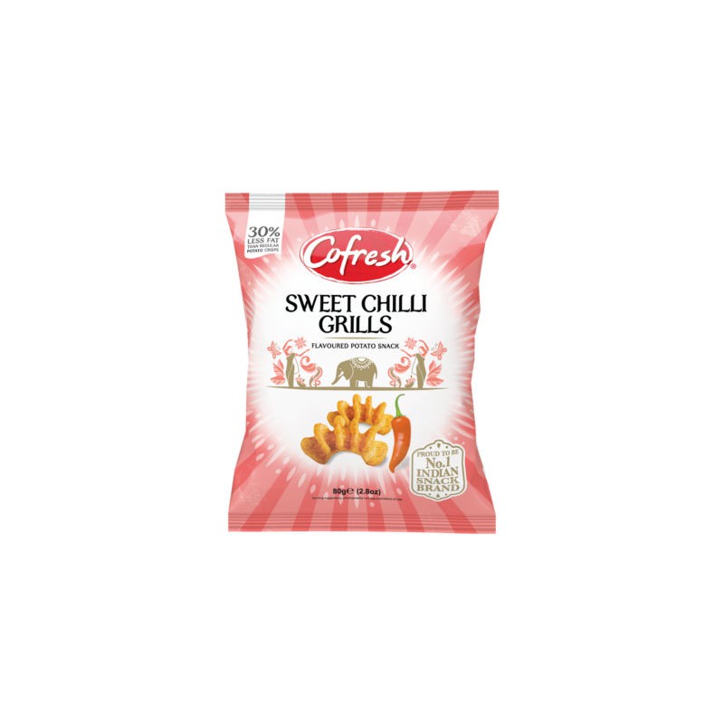 Cofresh Sweet Chilli Grills 80g Flavoured Potato Snack Cofresh Sweet Chilli Grills 80g Flavoured Potato Snack