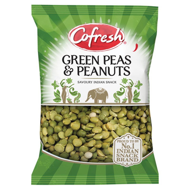 Cofresh Green Peas & Peanuts 325g Savoury Indian Snack Cofresh Green Peas & Peanuts 325g Savoury Indian Snack