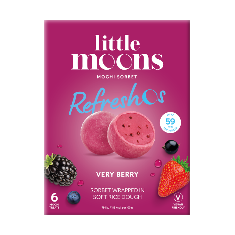 Little Moons Mochi Sorbet 192g Sorbet Wrapped In Soft Rice Dough Little Moons Mochi Sorbet 192g Sorbet Wrapped In Soft Rice Dough