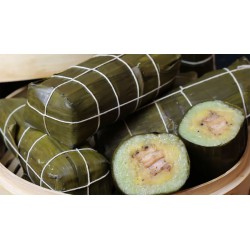 Viet Cuisine Fresh New Year Sticky Rice Cake 1kg Bánh Tet Vietnamese Savoury S