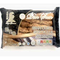 Royal Gourmet 290g (10 Pieces) Frozen Bean Curd Skin Roll with Pork and Prawn Filling