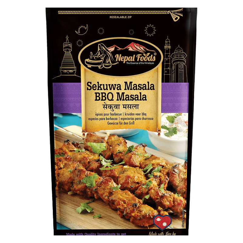 Nepal Foods Sekuwa Masala 80g Nepali Style BBQ Seasoning Powder Nepal Foods Sekuwa Masala 80g Nepali Style BBQ Seasoning Powder
