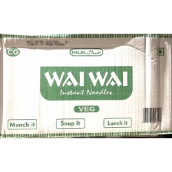 CG Wai Wai Full Case of 12 Multi Pack Vegetable Noddles 5x75g Nepali Veg Instant Noodles