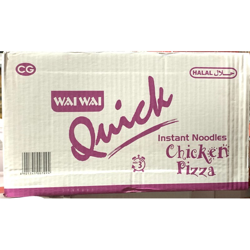 CG Wai Wai Full Case of 40pcs Quick Instant Noddles 75g Chicken Pizza Flavour CG Wai Wai Full Case of 40pcs Quick Instant Noddles 75g Chicken Pizza Flavour