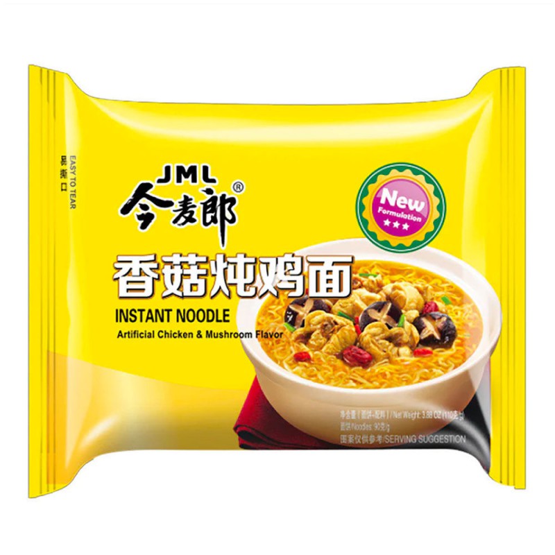 Jin Mai Lang NoodlesChicken & Mushroom 103g JML Chicken & Mushroom Flavoured Noodles Jin Mai Lang NoodlesChicken & Mushroom 103g JML Chicken & Mushroom Flavoured Noodles