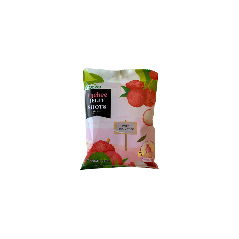 Cozzo Lychee Jelly Shots 160gx8pcs Lychee Jelly Shots With Real Juice Cozzo Lychee Jelly Shots 160gx8pcs Lychee Jelly Shots With Real Juice