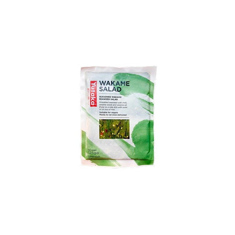 Yutaka Frozen Wakame Salad 125g Vegan Seasoned Sesame Seaweed Salad Yutaka Frozen Wakame Salad 125g Vegan Seasoned Sesame Seaweed Salad