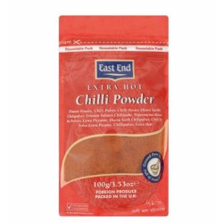 East End Extra Hot 100g Zip Pack Chilli Powder