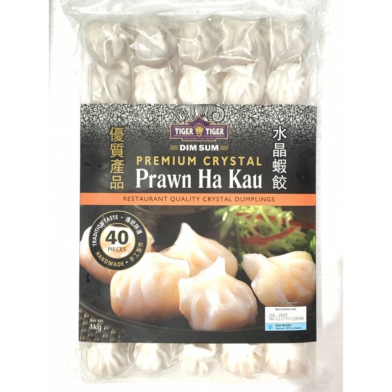 Tiger Tiger Premium Crystal Prawn Ha Kau 1kg Chinese Frozen Premium Dimsum