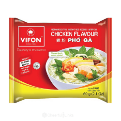 Vifon Instant Rice Noodles Chicken Falvour 60g Vietnamese Style Chicken Flavour Rice Noodles