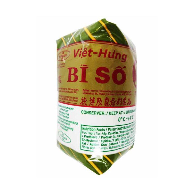 Viet-Hung Cha Lua Bi So 1 Fresh 500g Vietnamese Pork Spam with Rind Viet-Hung Cha Lua Bi So 1 Fresh 500g Vietnamese Pork Spam with Rind