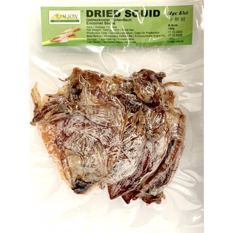 Kim Son Dried Squid 100g Frozen Dried Squid