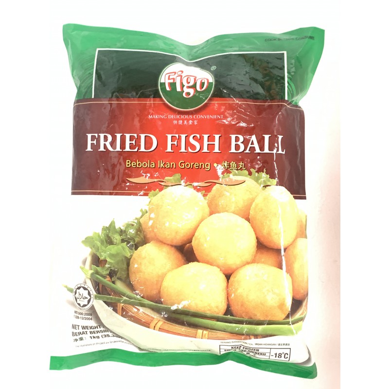 Figo Fried Fish Balls 1Kg Frozen Fried Fish Balls