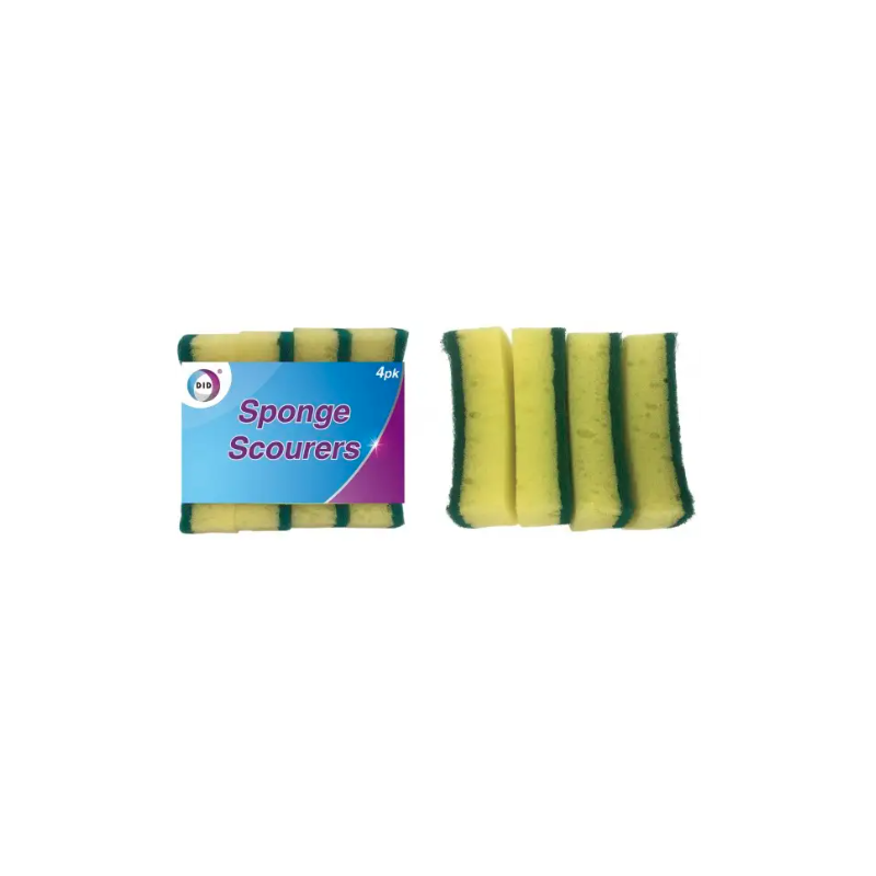 Did Sponge Scourers 4pcs Water Strong Sponge Scourers