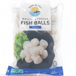 Pearl Of Seas Boiled & Frozen Fish Balls 500g Frozen Original Fish Balls