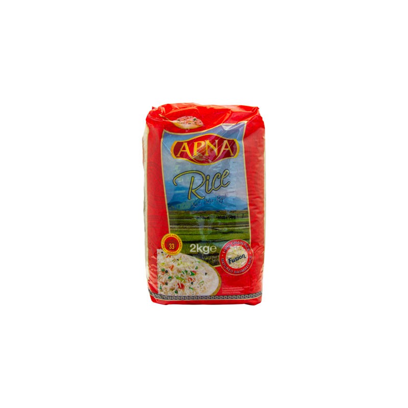 Apna Long Grain Basmati Rice 2kg Basmati and Long Grain Rice Blend Apna Long Grain Basmati Rice 2kg Basmati and Long Grain Rice Blend