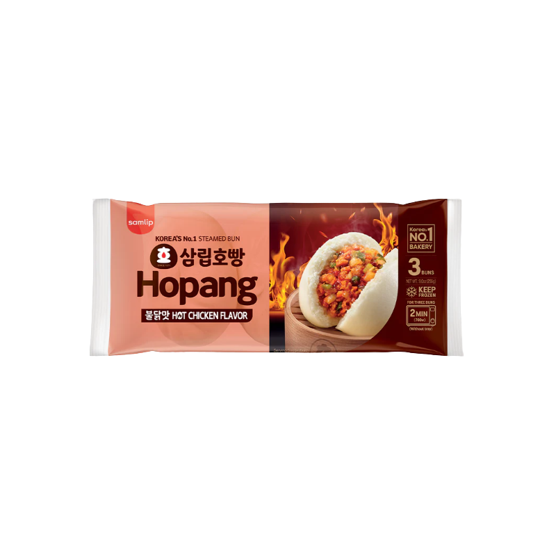 Samlip Hopang Hot Chicken Flavour 255g Korean Hot chicken Flavoured Steamed Bun Samlip Hopang Hot Chicken Flavour 255g Korean Hot chicken Flavoured Steamed Bun
