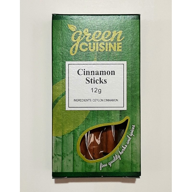 Green Cuisine Cinnamon Sticks 12g Ceylon Cinnamon Sticks Green Cuisine Cinnamon Sticks 12g Ceylon Cinnamon Sticks