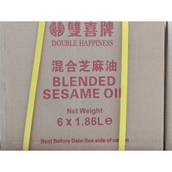 Double Happiness Sesame Oil 6x1.86l 混合芝麻油 Blended Sesame Oil