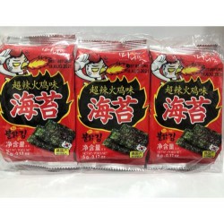 Surasang Seasoned Seaweed Spicy 3pksX5g Korean Seasoned Seaweed