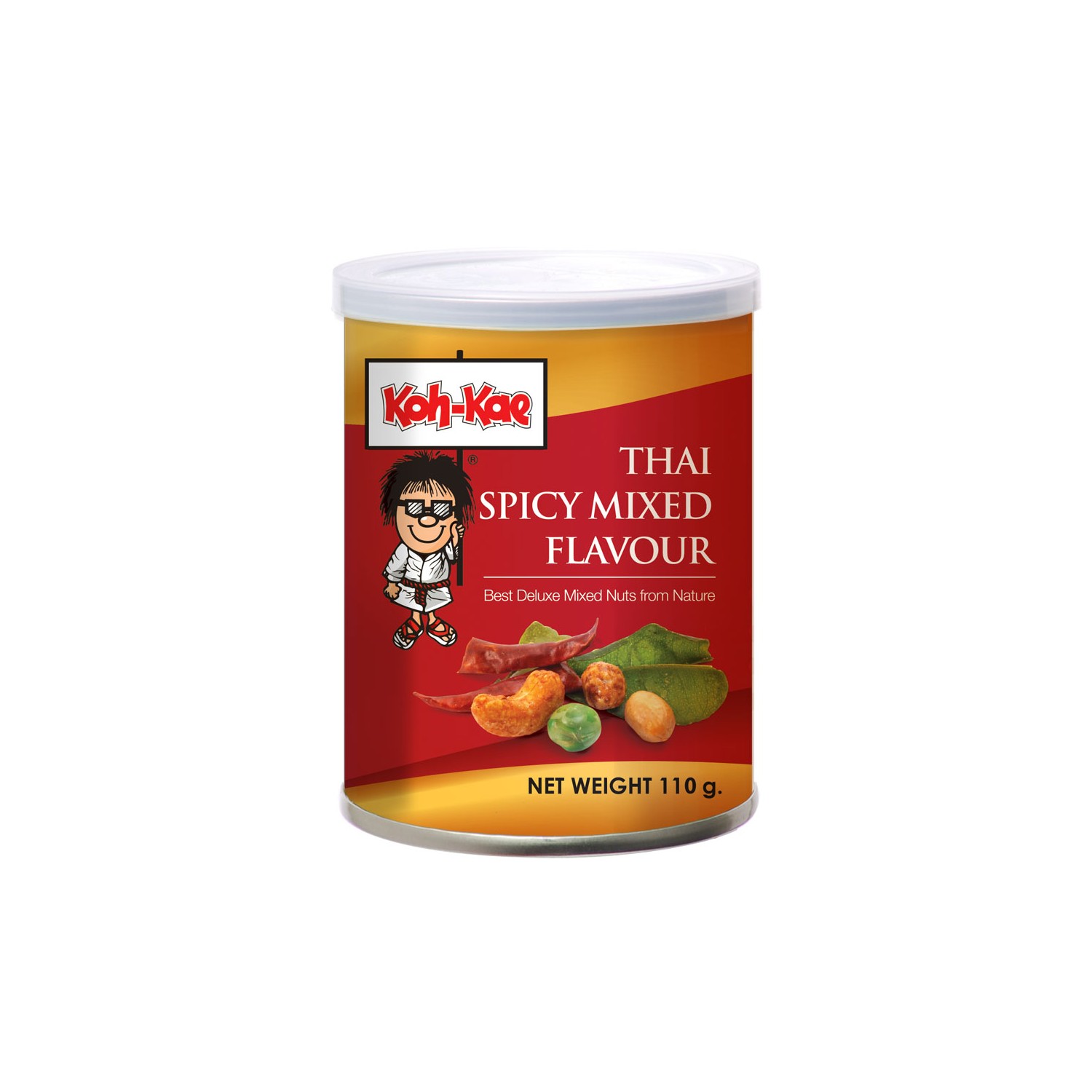 Koh-Kae Mixed Nuts 110g Resealable tub thai spicy miced nuts spicy flavour coated nuts Koh-Kae Mixed Nuts 110g Resealable tub thai spicy miced nuts spicy flavour coated nuts