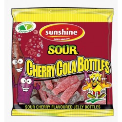 Sunshine Sour Cherry Cola Bottles 120g Sour Cherry Cola Bottles