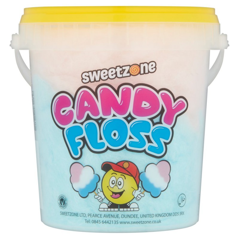 Sweetzone Candy Floss 50g Candy Floss Tub Sweetzone Candy Floss 50g Candy Floss Tub