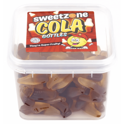 Sweetzone Cola Bottles 170g Super Fruity Jelly Candy Tub