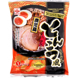 Higashi Foods Tonkotsufu Kagoshima Ramen 78.5g japense Tonkotsu Falvour Ramen