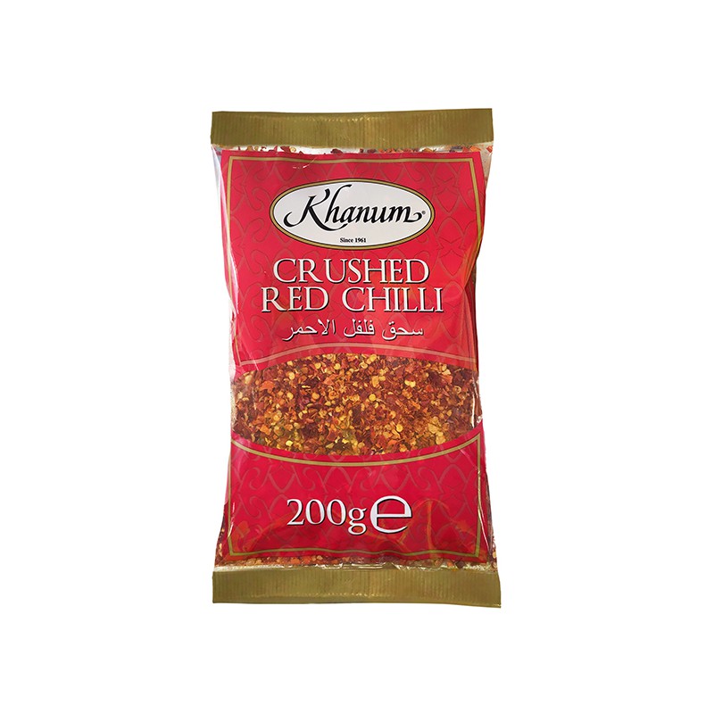 Khanum Crushed Red Chilli 200g Crushed Red Chilli Khanum Crushed Red Chilli 200g Crushed Red Chilli