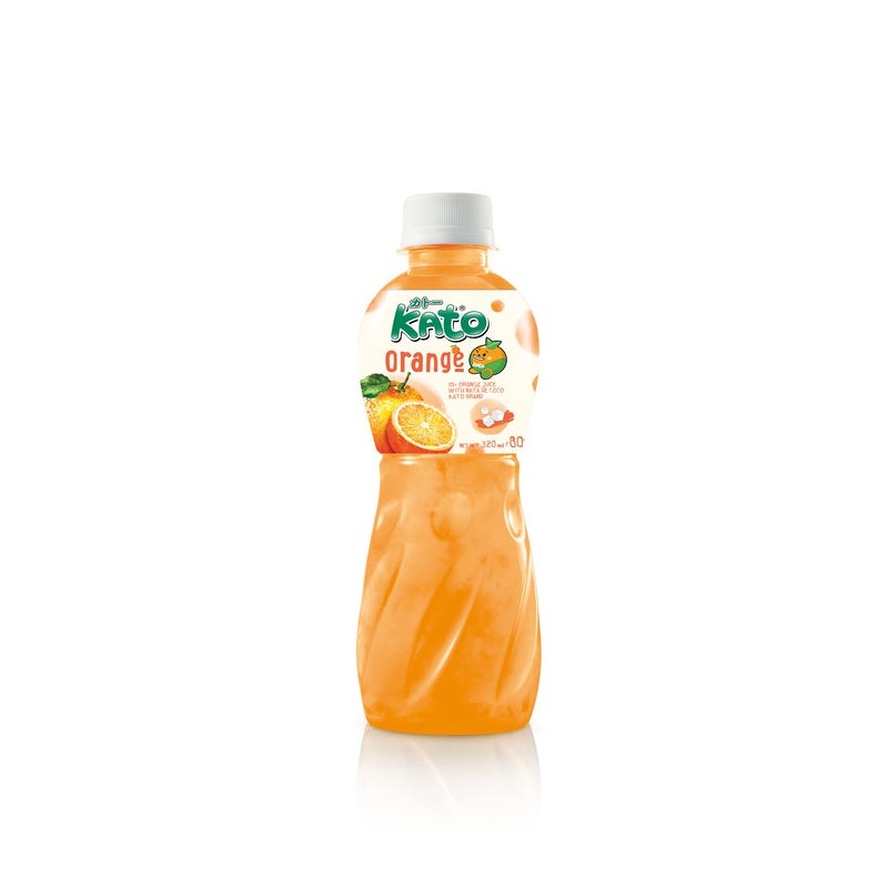 Kato Orange Drink 320ml Orange Flavoured Drink With Nata De Coco Kato Orange Drink 320ml Orange Flavoured Drink With Nata De Coco