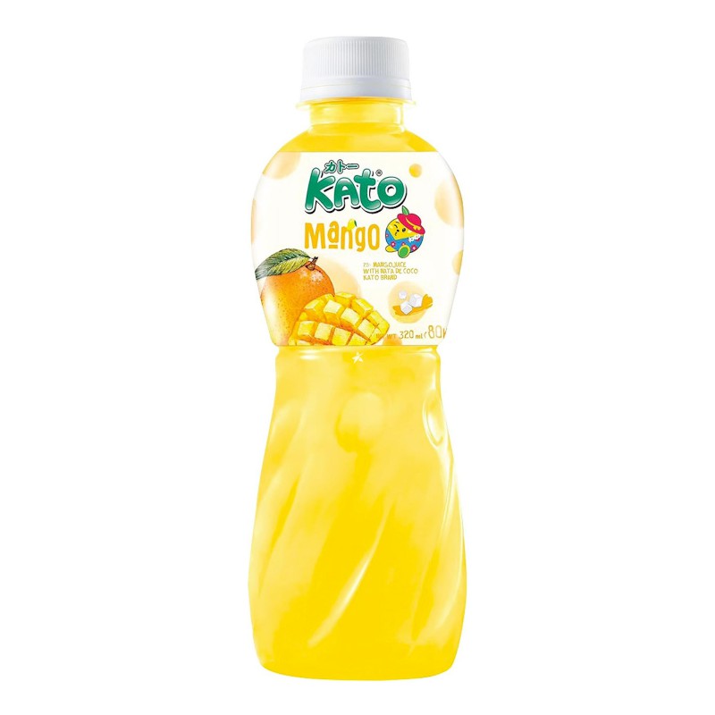Kato Mango Drink 320ml Mango Flavoured Drink With Nata De Coco Kato Mango Drink 320ml Mango Flavoured Drink With Nata De Coco