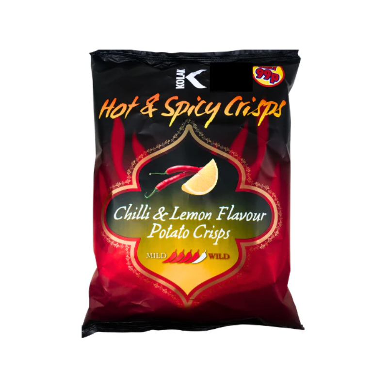 Kolak Potato Crisps 85g Chilli & Lemon Flavour