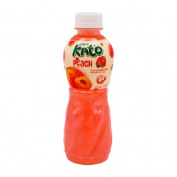 Kato Peach Drink 320ml Peach Flavoured Drink With Nata De Coco