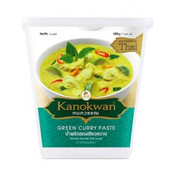 Kanokwan Green Curry Paste 1000g น้ำพริกแกงเขียวหวาน Thai Green Curry Paste